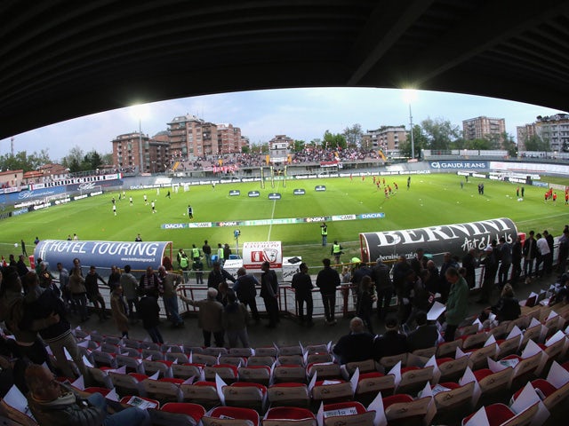 A general view of stadium during the Serie B match between Carpi FC and FC Bari at Stadio Sandro Cabassi on April 28, 2015
