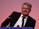 Charlie Nicholas answers questions during the Gillette Soccer Saturday Live with Jeff Stelling on March 19, 2012 at the Bournemouth International Centre in Bournemouth, England.