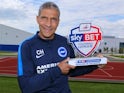 August's Championship Manager of the Month, Chris Hughton of Brighton & Hove Albion