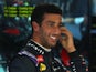 Daniel Ricciardo is all smiles during the Italian GP practice on September 4, 2015