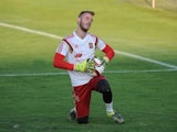 MANCHESTER UNITED keeper David de Gea in action during a Spain training session on September 2, 2015
