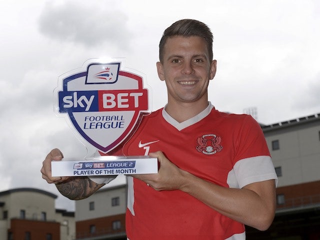 League Two's August Player of the Month, Dean Cox of Leyton Orient
