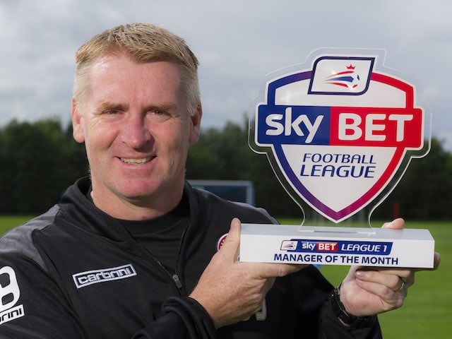 August's League One Manager of the Month, Dean Smith of Walsall