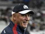 Scotland's coach Vern Cotter smiles before the rugby union test match between France and Scotland at the Stade de France in Saint-Denis, north of Paris, on August 5, 2015