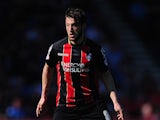 Harry Arter of AFC Bournemouth in action during the Sky Bet Championship match between AFC Bournemouth and Birmingham City at Goldsands Stadium on April 6, 2015 in Bournemouth, England.