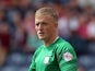 Jordan Pickford of Preston North End looks on during the Sky Bet Championship match between Preston North End and Middlesbrough at Deepdale on August 9, 2015 in Preston, England.