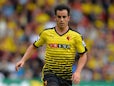 Jose Manuel Jurado of Watford during the Barclays Premier League match between Watford and West Bromwich Albion at Vicarage Road on August 15, 2015