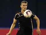 Jozo Simunovic of FC Dinamo Zagreb in action during the UEFA Champions League Third Qualifying Round 1st Leg match between FC Dinamo Zagreb and FC Molde at Maksimir stadium in Zagreb, Croatia on Tuesday, July 28, 2015. (Photo by Srdjan Stevanovic/Getty Im