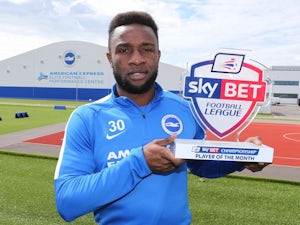 August's Championship Player of the Month, Kazenga LuaLua of Brighton & Hove Albion