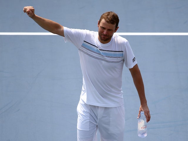 Mardy Fish of the United States walks off of the court after losing his Men's Singles Second Round match against Feliciano Lopez of Spain on Day Three of the 2015 US Open at the USTA Billie Jean King National Tennis Center on September 2, 2015 in the Flus