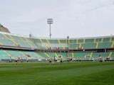 A general view during a Palermo training session at Stadio Renzo Barbera on April 4, 2013