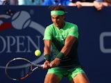 Rafael Nadal dressed as a promiscuous lime during round two of the US Open on September 2, 2015