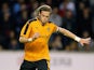 Richard Stearman of Wolverhampton Wanders passes the ball during the pre season friendly between Wolverhampton Wanderers and Aston Villa at Molineux on July 28, 2015