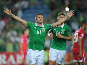 Robbie Keane scores in Ireland swansong