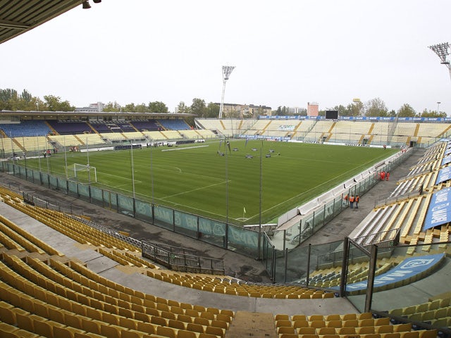 A general view of the stadium Alberto Braglia ahead before of the Serie B match between US Sassuolo Calcio and AS Varese at Alberto Braglia Stadium on October 14, 2012