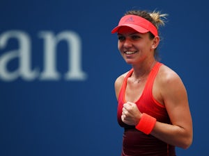 Halep cruises past Rogers in third round