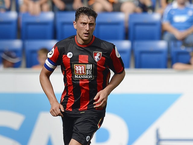 Tommy Elphick of Bournemouth controls the ball during the friendly match between 1899 Hoffenheim and AFC Bournemouth at Wirsol Rhein-Neckar-Arena on August 1, 2015 in Sinsheim, Germany.