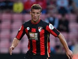 Baily Cargill of Bournemouth in action during a Pre Season Friendly between AFC Bournemouth and Cardiff City at Vitality Stadium on July 31, 2015