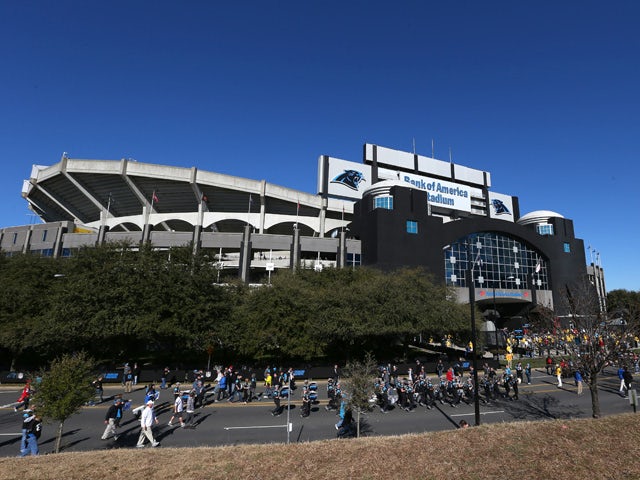 A general view of Bank of America Stadium prior to the NFC Divisional Playoff Game between the San Francisco 49ers and Carolina Panthers on January 12, 2014