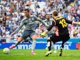 Cristiano Ronaldo scores his fourth against Espanyol on September 12, 2015