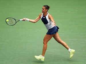 Flavia Pennetta in action during the US Open semi-final on September 11, 2015