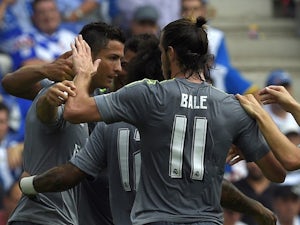 Team News: Ronaldo, Bale start up front for Real