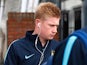 Kevin de Bruyne arrives at Selhurst Park ahead of Man City's game with Crystal Palace on September 12, 2015