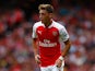 Mesut Ozil of Arsenal in action during the Barclays Premier League match between Arsenal and West Ham United at the Emirates Stadium on August 9, 2015
