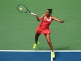 Roberta Vinci in action during her US Open semi-final on September 11, 2015