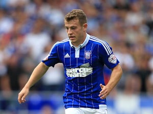 Ryan Fraser of Ipswich during the Sky Bet Championship match between Ipswich Town and Brighton and Hove Albion at Portman Road stadium on August 29, 2015
