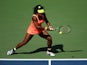 Serena Williams in action during her US Open semi-final on September 11, 2015