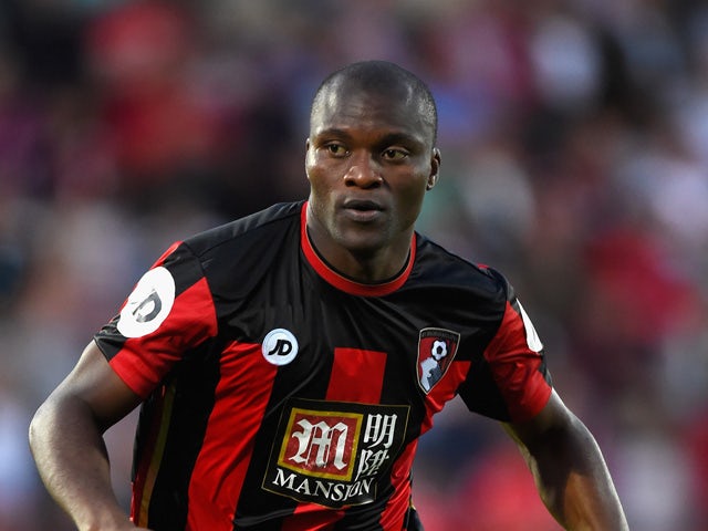 Tokelo Rantie of Bournemouth in action during a Pre Season Friendly between AFC Bournemouth and Cardiff City at Vitality Stadium on July 31, 2015