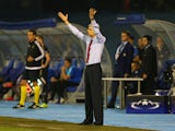 Arsene Wenger, manager of Arsenal reacts during the UEFA Champions League Group F match between Dinamo Zagreb and Arsenal at Maksimir Stadium on September 16, 2015