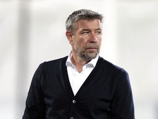 Urs Fischer manager of FC Basel 1893 looks on during the UEFA Europa League match between Fiorentina and Basel on September 17, 2015