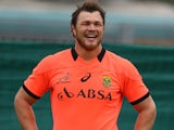 Duane Vermeulen during the South African national rugby team training session at Peoples Park on September 01, 2015