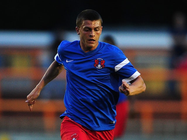 Harry Lee of Leyton Orient in action during the pre season friendly match between Braintree Town and Leyton Orient at the Miles Smith Stadium on July 10, 2015 in Braintree, England.