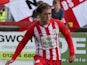Josh Windass of Accrington Stanley in action during the Sky Bet League Two match between Accrington Stanley and Northampton Town at The Wham Stadium on August 29, 2015 in Accrington, England. 