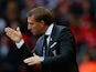 Brendan Rodgers manager of Liverpool gives direction from the touchline during the Barclays Premier League match between Liverpool and Norwich City at Anfield on September 20, 2015