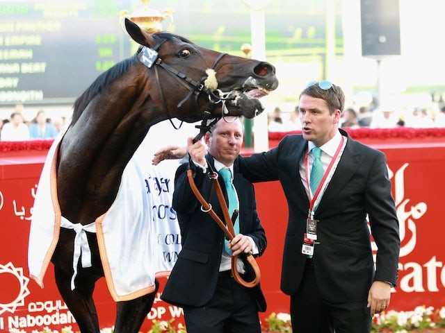 Michael Owen and Brown Panther in March 2015