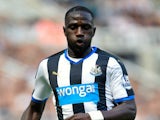 Moussa Sissoko of Newcastle United in action during the Barclays Premier League match between Newcastle United and Arsenal at St James' Park on August 29, 2015 in Newcastle upon Tyne, United Kingdom.