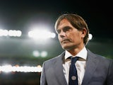 Phillip Cocu, coach of PSV Eindhoven looks on during the UEFA Champions League Group B match between PSV Eindhoven and Manchester United at PSV Stadion on September 15, 2015