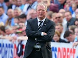 Steve McClaren manager of Newcastle United looks on during the Barclays Premier League match between Newcastle United and Watford at St James' Park on September 19, 2015 in Newcastle upon Tyne, United Kingdom.
