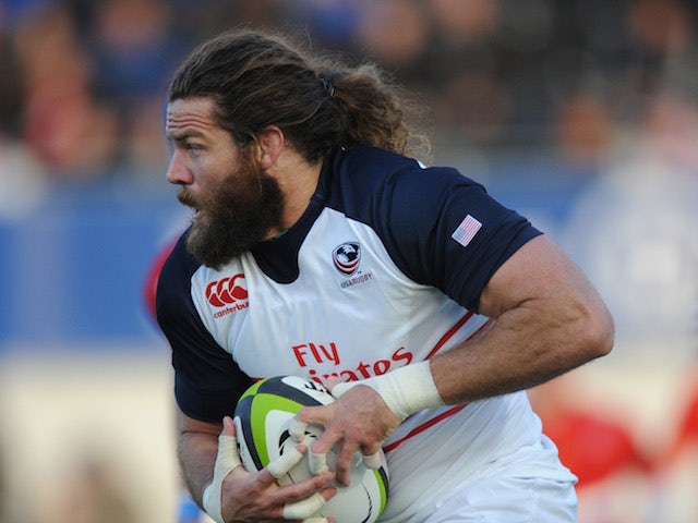 Todd Clever of the USA in action during the International Match between Russia and the USA at Allianz Park on November 23, 2013 in Barnet, England.