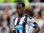 Newcastle player Vurnon Anita in action during the Barclays Premier League match between Newcastle United and West Ham United at St James' Park on May 24, 2015 in Newcastle upon Tyne, England