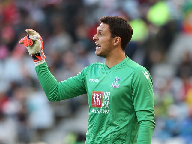 Alex McCarthy of Crystal Palace during the 2015 Cape Town Cup Final match between Crystal Palace FC and Sporting Lisbon at Cape Town Stadium on July 26, 2015