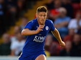 Andrej Kramaric of Leicester City during the Pre Season Friendlly match between Lincoln City and Leicester City at Sincil Bank Stadium on July 21, 2015 