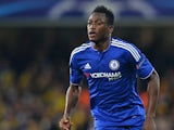 Chelsea's Ghanaian defender Baba Rahman runs with the ball diring the UEFA Champions League, group G, football match between Chelsea and Maccabi Tel Aviv at Stamford Bridge in London on September 16, 2015