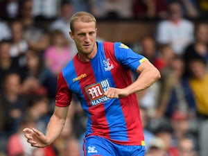 Brede Hangeland of Crystal Palace in action during a Pre Season Friendly between Fulham and Crystal Palace at Craven Cottage on August 1, 2015