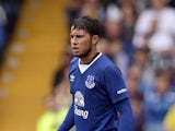 Bryan Oviedo of Everton in action during the Pre Season Friendly match between Leeds United and Everton at Elland Road on August 1, 2015