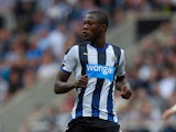 Chancel Mbemba of Newcastle United in action during the Barclays Premier League match between Newcastle United and Southampton at St James Park on August 9, 2015